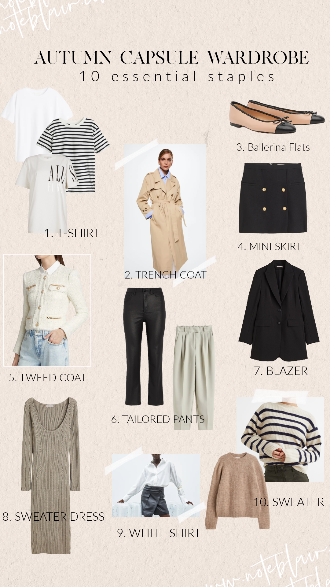 Autumn Capsule Wardrobe